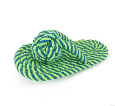 Durable Cotton Rope Slippers Dog Chew Toy